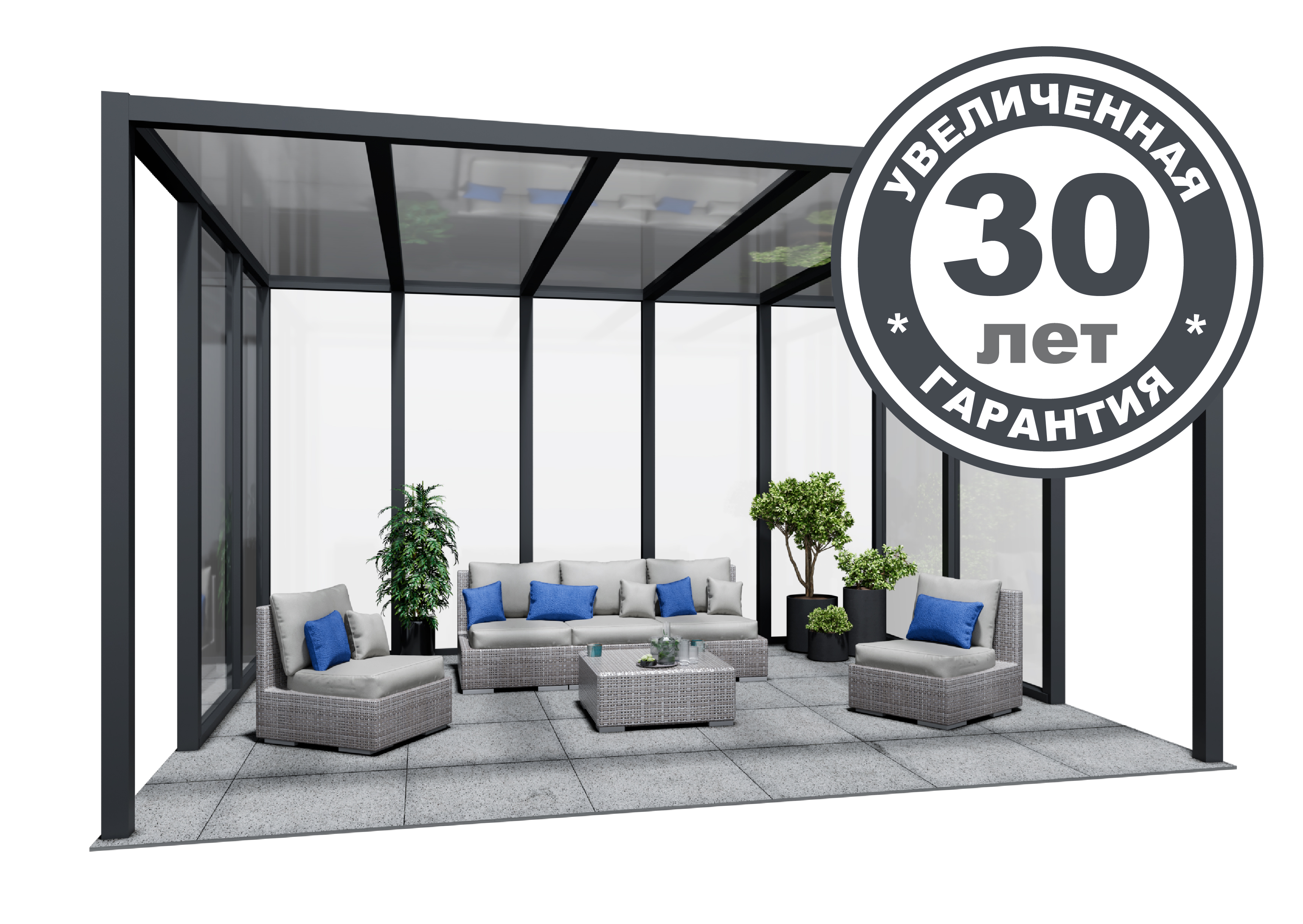 Монолитный поликарбонат «ПЛАСТИЛЮКС» - гарантия до 30 лет