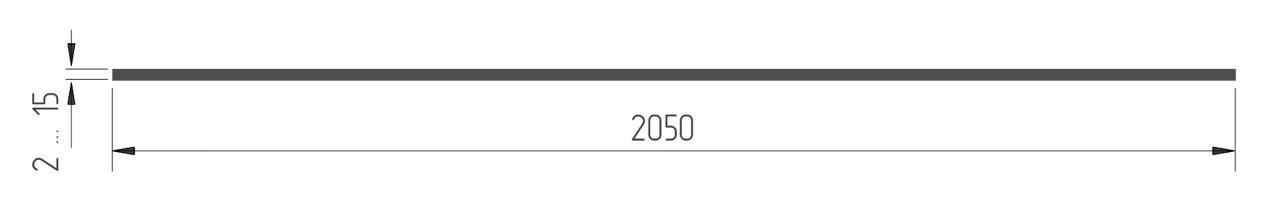 Форма листа монолитного поликарбоната