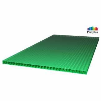 Сотовый поликарбонат POLYNEX, цвет зелёный, размер 2100x12000 мм, толщина 10 мм
