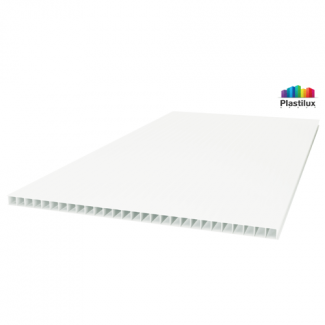 Сотовый поликарбонат ROYALPLAST, цвет белый-матовый, размер 2100x12000 мм, толщина 6 мм