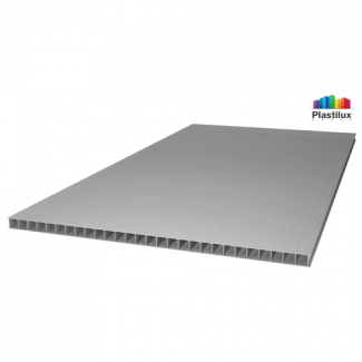 Сотовый поликарбонат SUNNEX, цвет серебро, размер 2100x6000 мм, толщина 6 мм