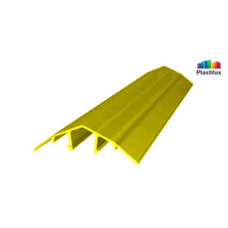 Профиль для поликарбоната ROYALPLAST HCP-U крышка жёлтый 4-10мм 6000мм
