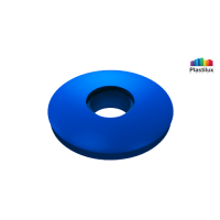 Прессшайба резиновая для поликарбоната синий D=30мм